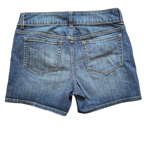 Victoria's  Secret VS Hipster Denim Jean Shorts Size 8 Mid Rise Boat Brunch Sexy - Picture 14 of 14
